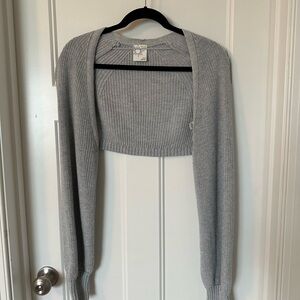 Aerie Light Gray Women's Shrug
